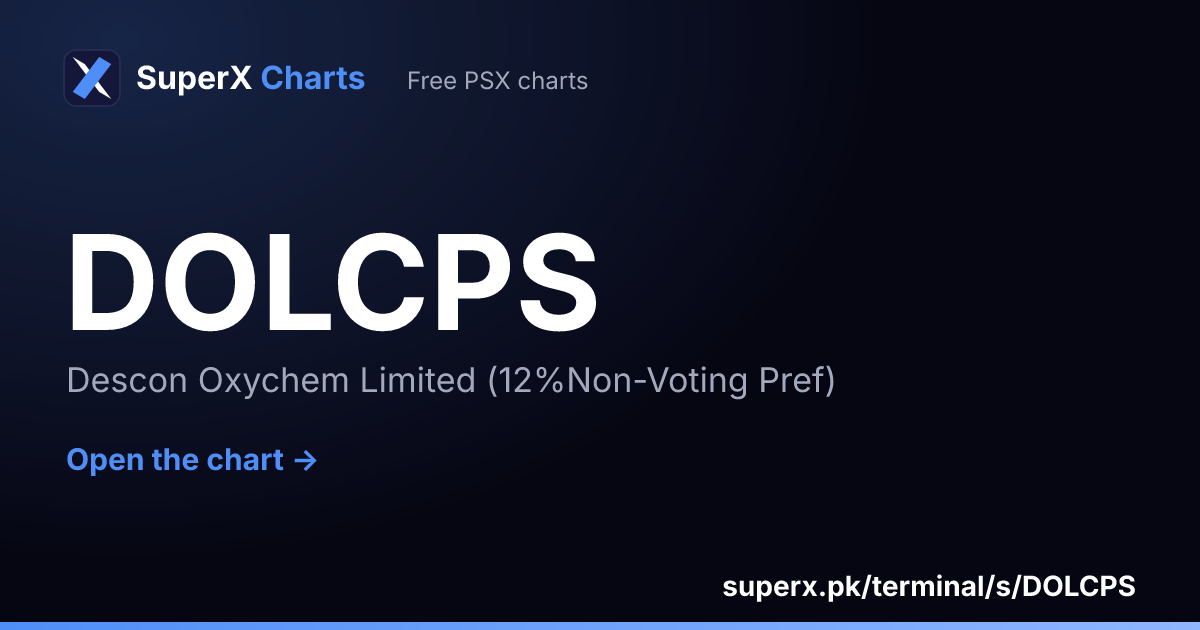 DOLCPS: six-month price line