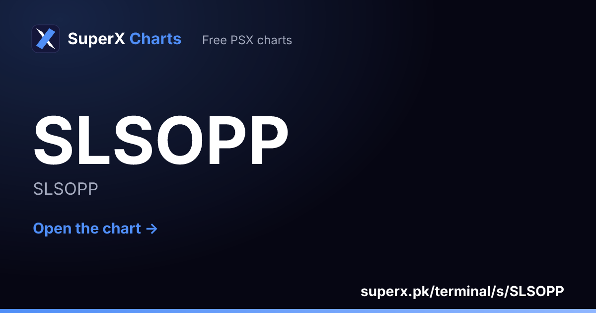SLSOPP: six-month price line